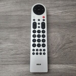 RCA Universal‎ TV Remote Control Silver Black Power Volume Channel Numbersq¹